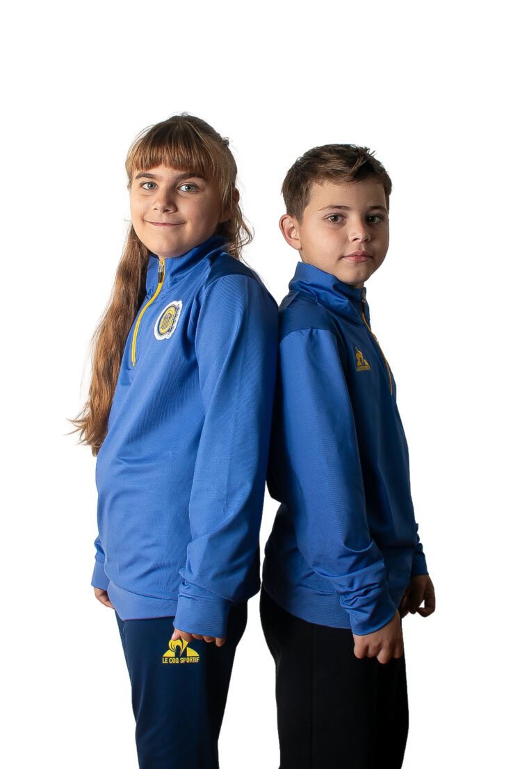 Buzo medio cierre Kids Le Coq Sportif Azul