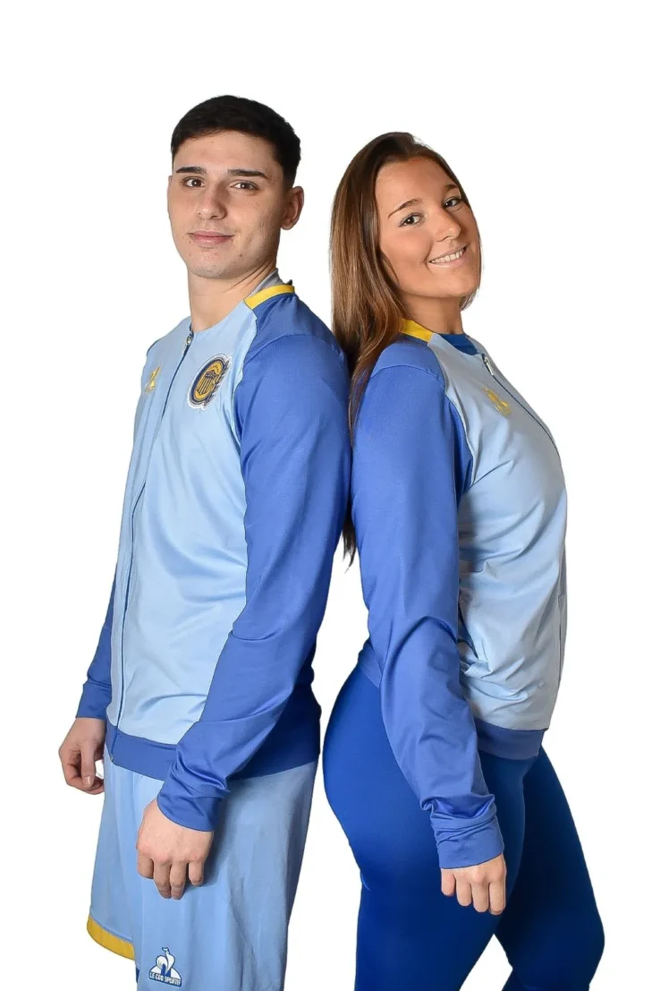 Campera Pre Match 2025 Le Coq Sportif Azul