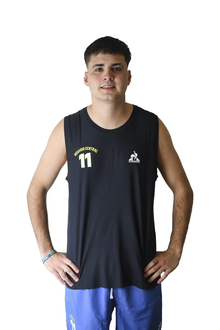 Remera negra RC sin mangas Le Coq 2025