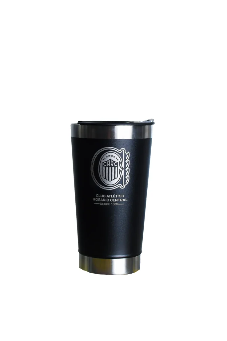 Vaso térmico negro con destapador  RC